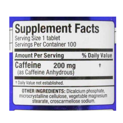 ALLMAX Caffeine (200 mg, 100 ct)