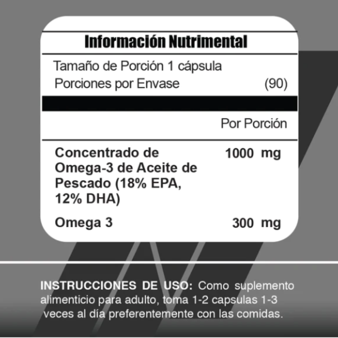 Meta Nutrition omega 3 softgels