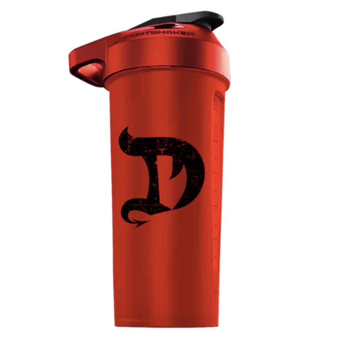 SHAKER DRAGON VENOM INFERNO 20 OZ/600 ML ROJO *OFERTA*