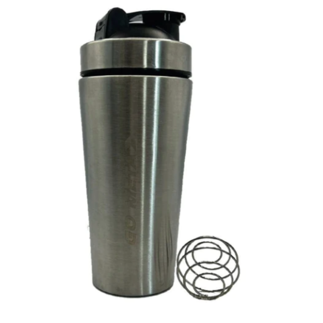 Meta nutrition shaker, metalico