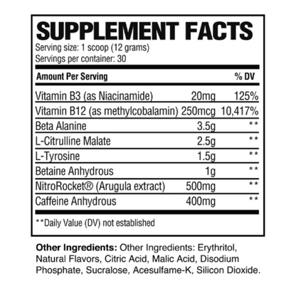 Raw pre extreme (30 serv)