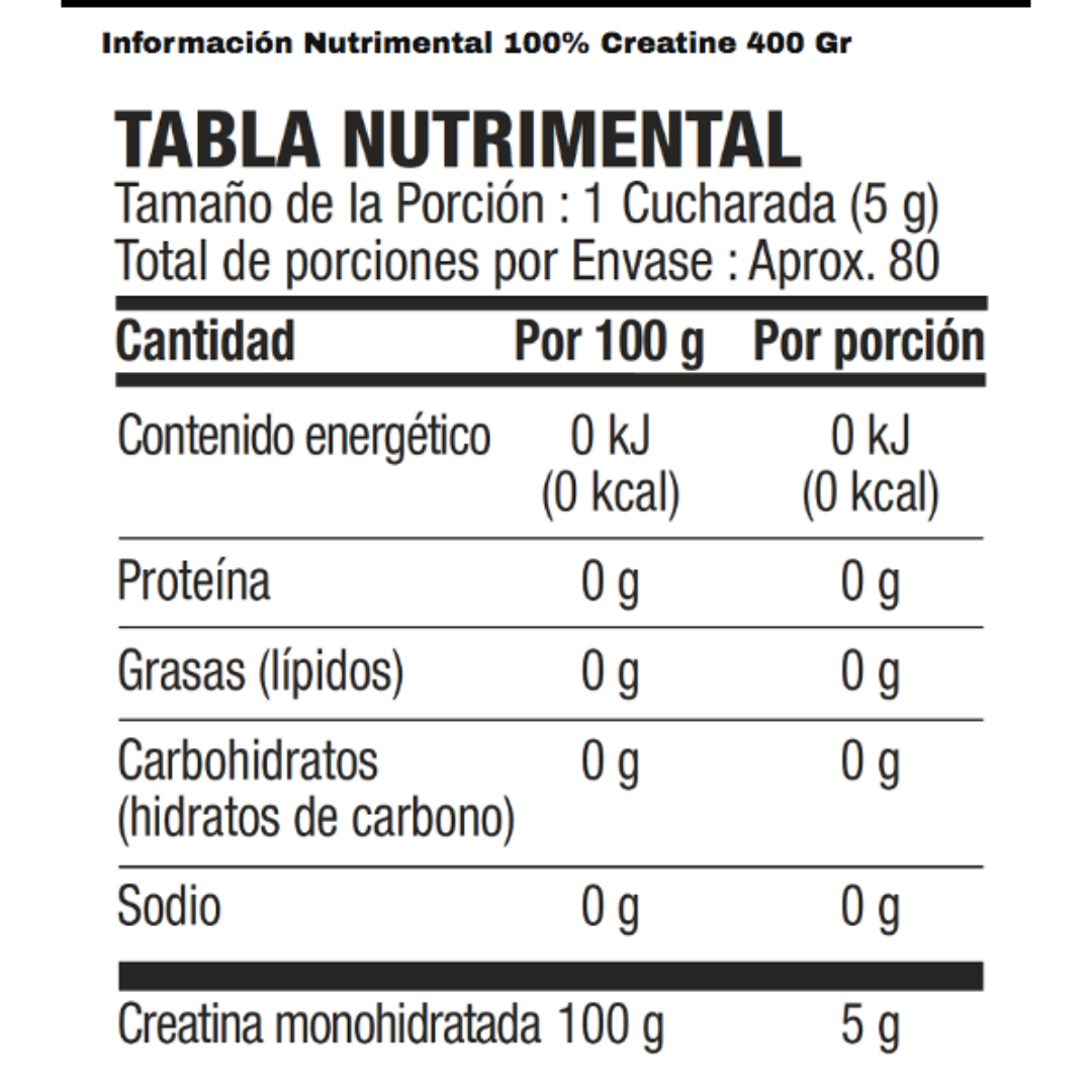 MT six star 100% creatine, unflavored (400 gr)