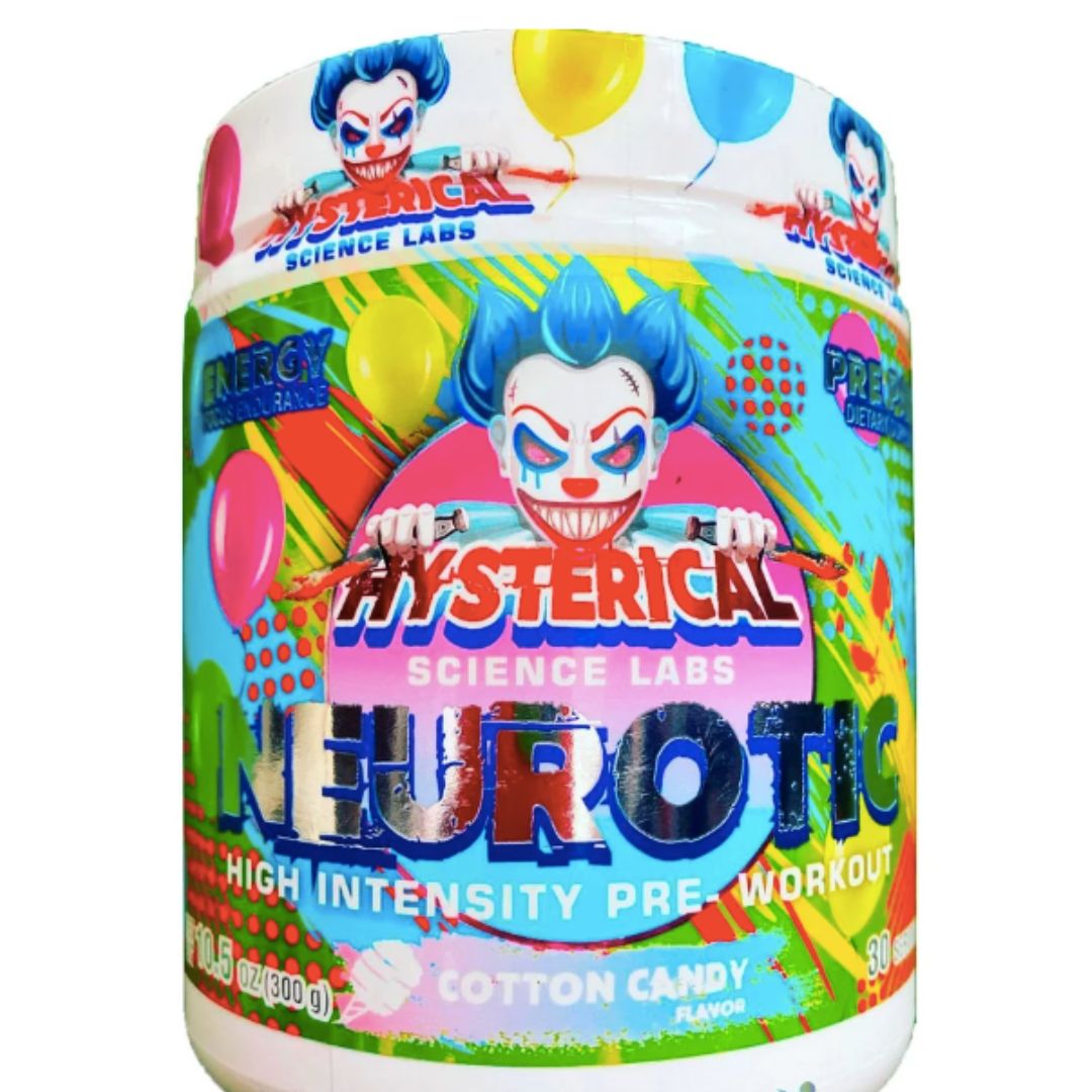 HSL neurotic intensity pre-workout, cotton candy (30 serv)